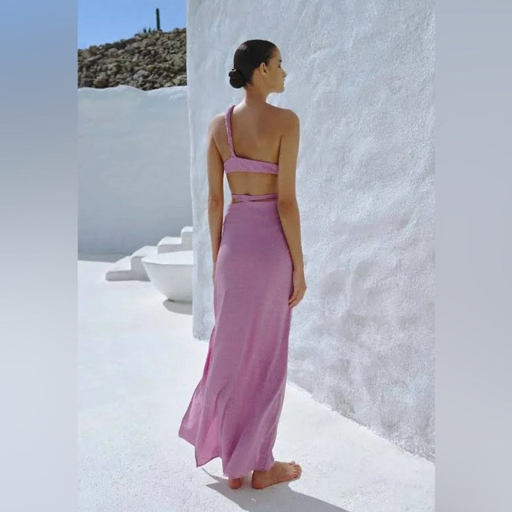 🪩 NWT Baobob Luada Maxi Dress Resortwear Size Large - Picture 4 of 7